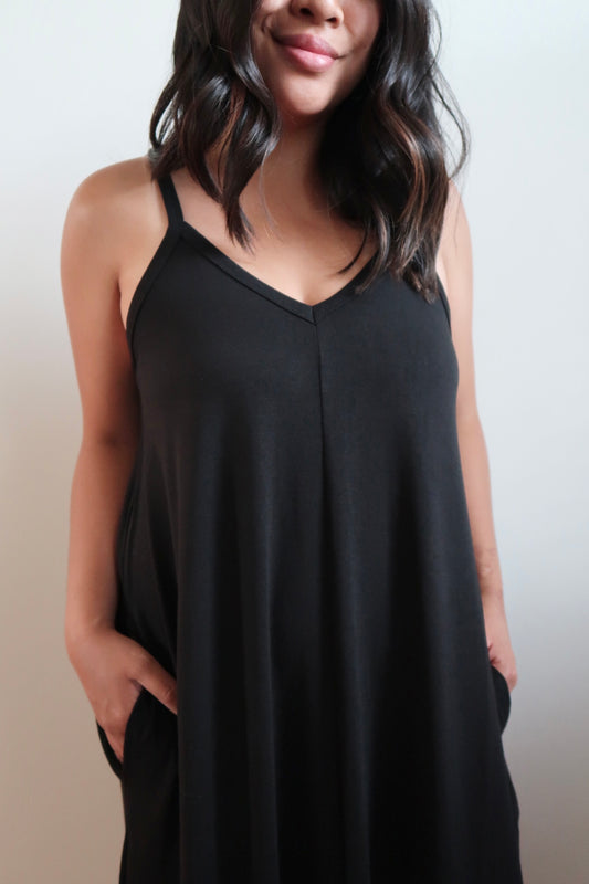 Don't Bother Maxi Dress | Black